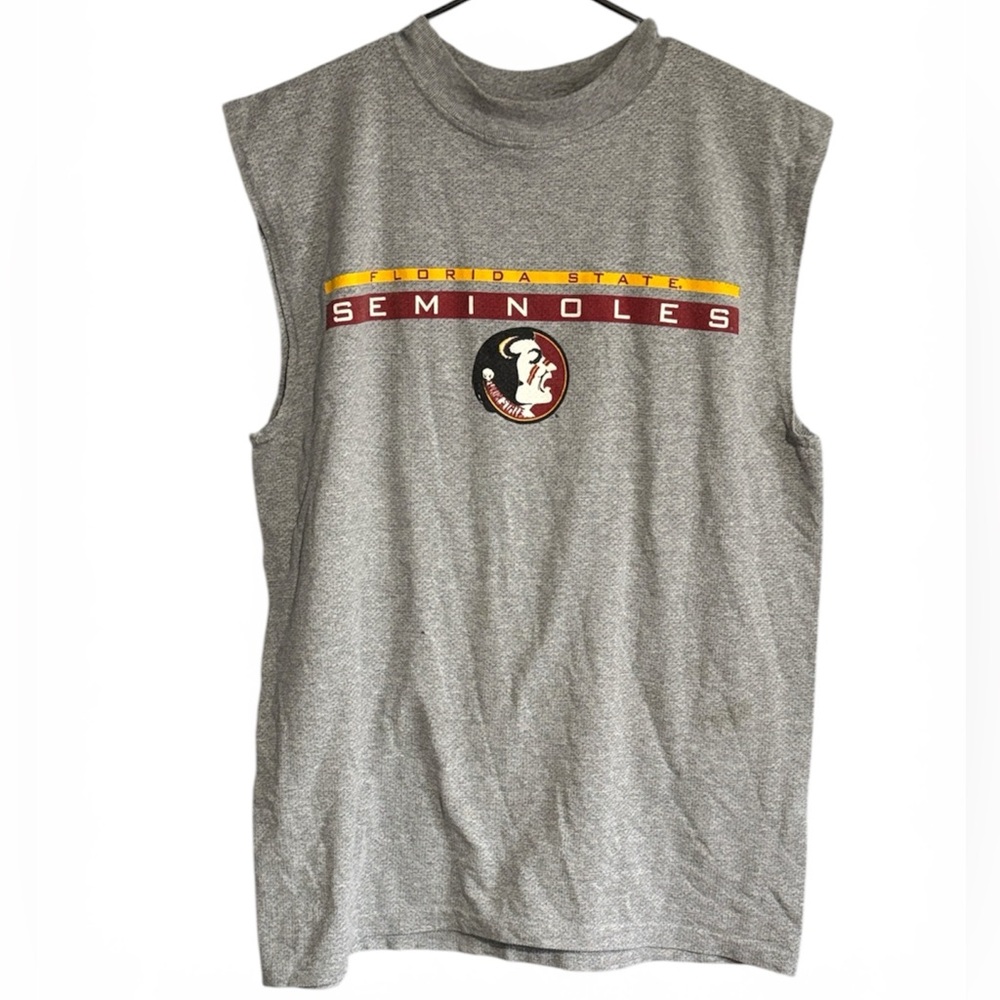 Florida State Seminoles Gray Sleeveless Tee vintage 90s